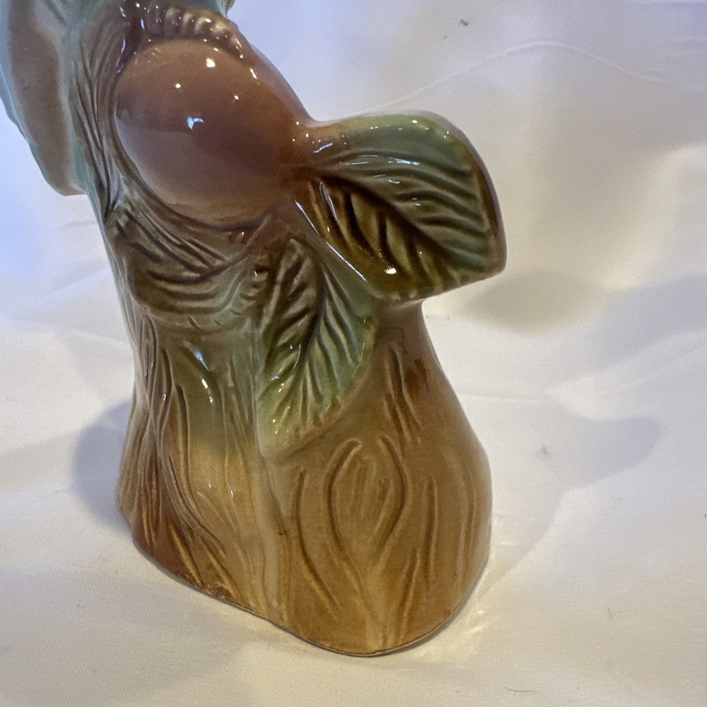 Vintage Ceramic Parrot Beautiful Parakeet 1960's Figurine Made in Brazil 200B EC - Picture 12 of 16